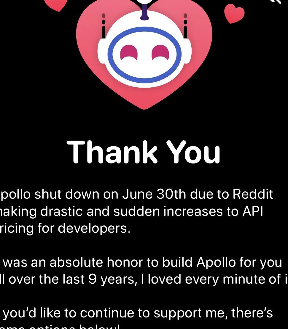 Apollo has stopped its operations.