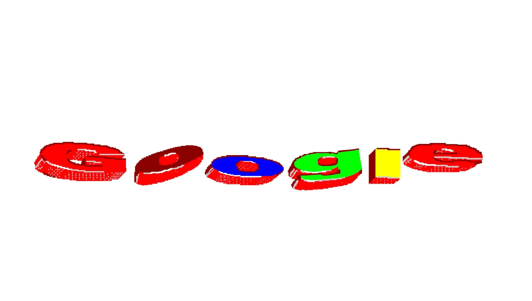 Google’s logos over the years. (Image: Google)