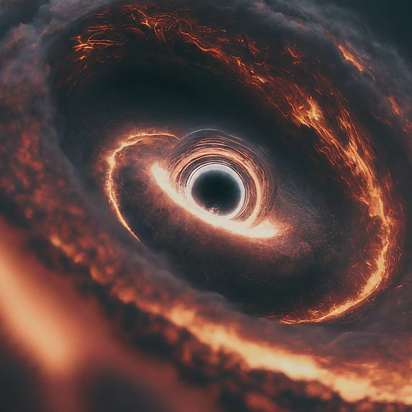 Image of a black hole generated by Google Bard.